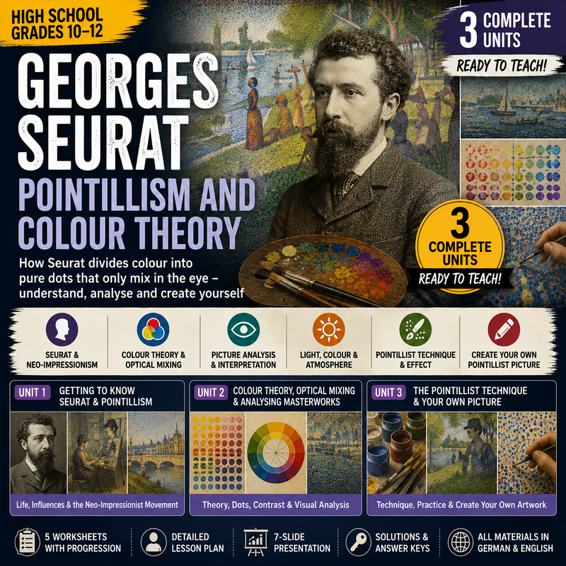 Georges Seurat – Pointillism and colour theory