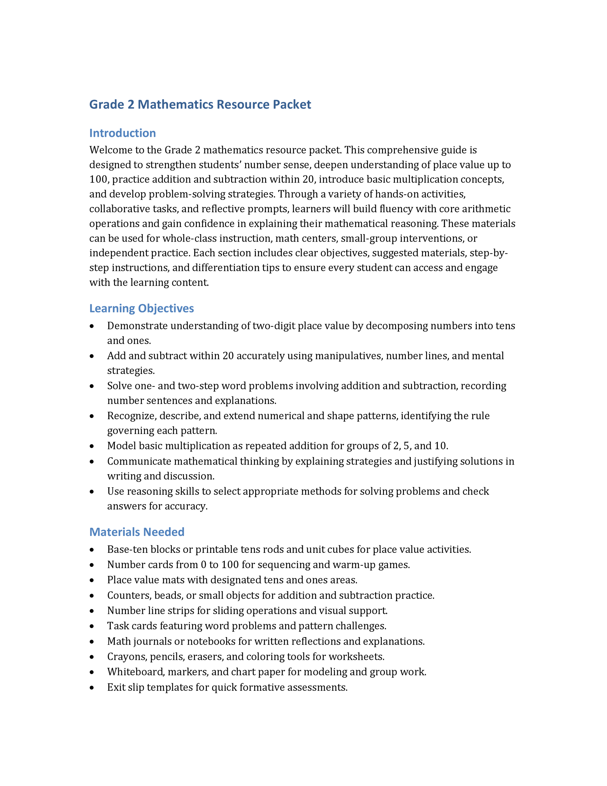 Mega Math Bundle – Growing Resource for Grades 1–4