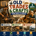 Old Trades & Crafts: from Smith to Baker Unit – Worksheets, Projects & Slides (Grades 1–4)