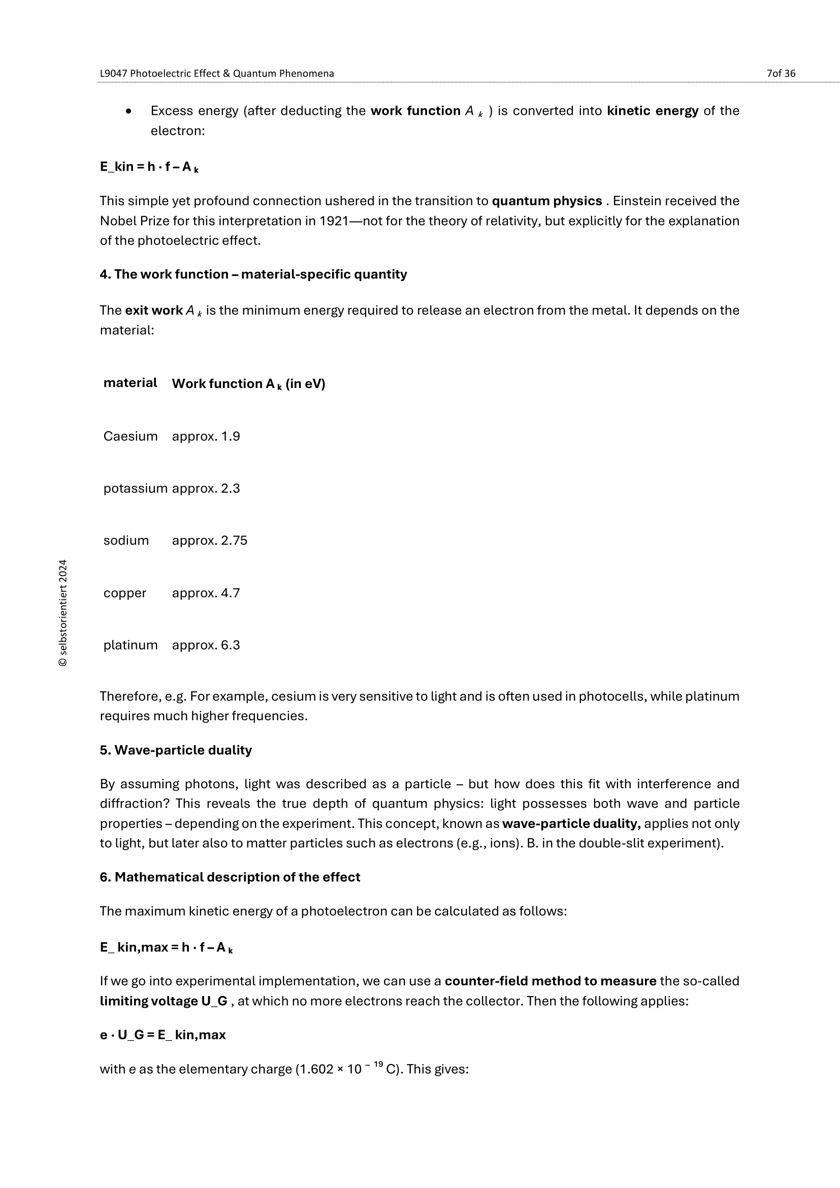 Photoelectric Effect & Quantum Physics – High School Unit