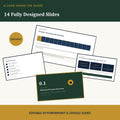 Preview of the 14-slide Welcome & Course Overview financial literacy lesson deck