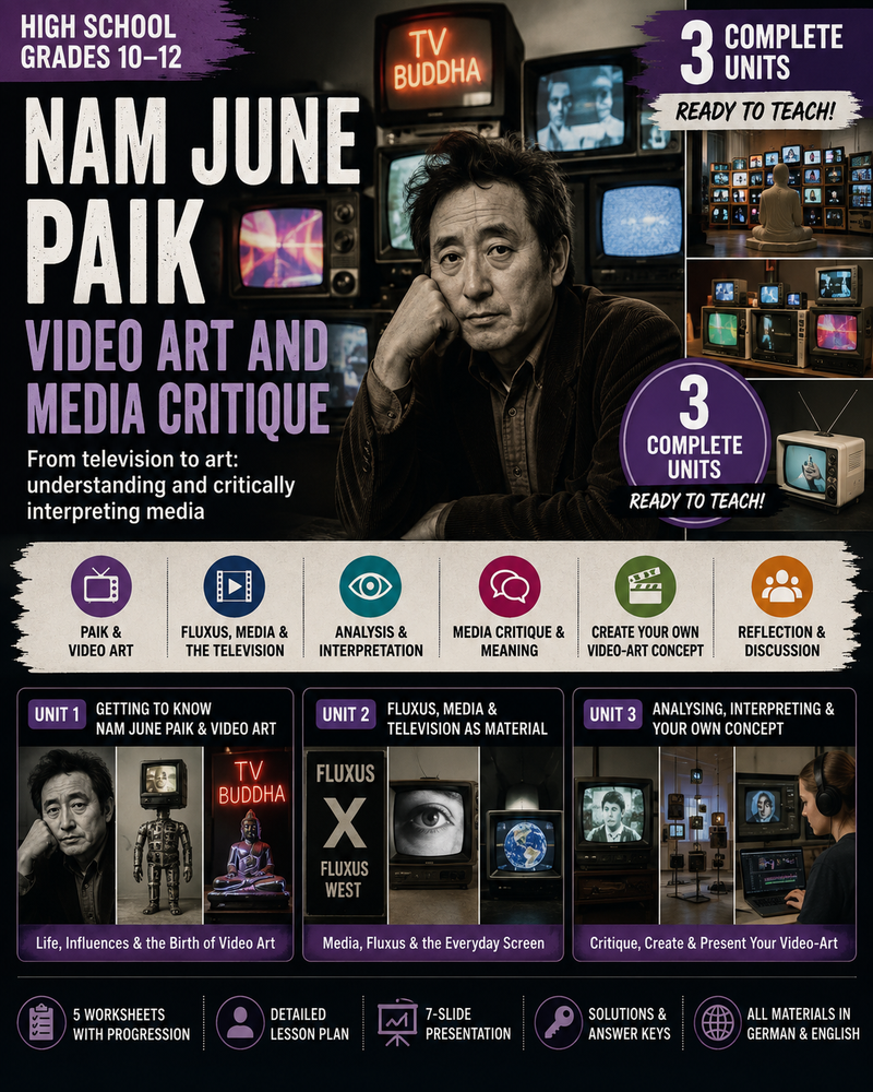 Nam June Paik – Video Art and Media Critique