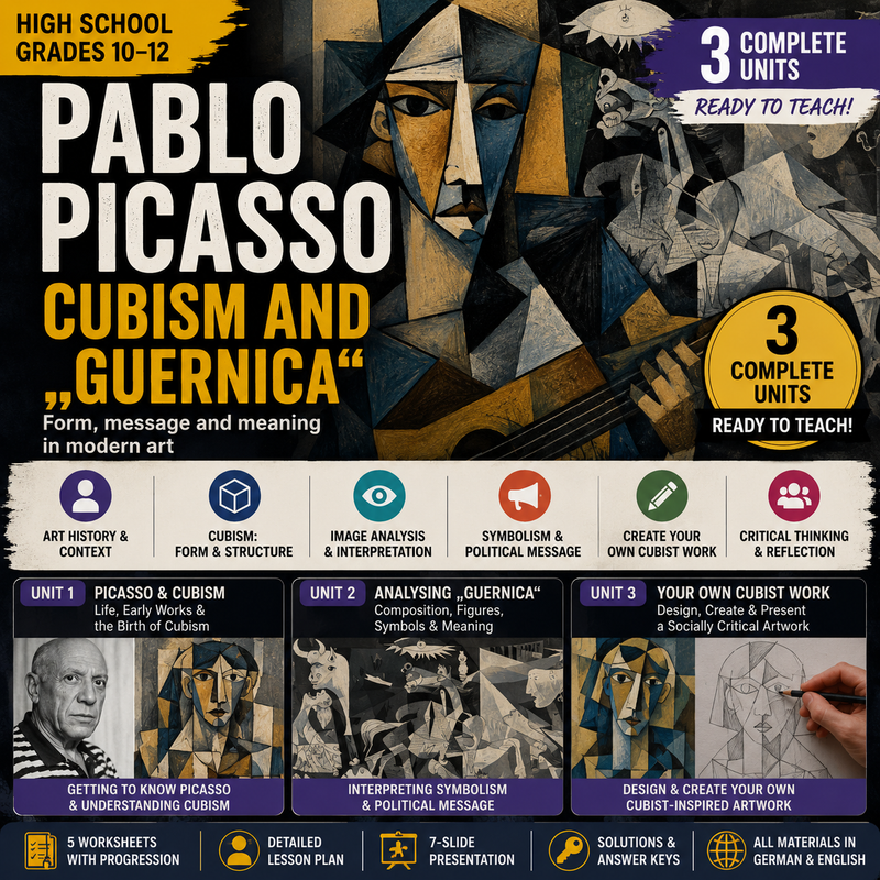 Pablo Picasso – Cubism and „Guernica