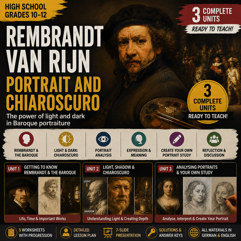 Rembrandt – Portrait and Chiaroscuro