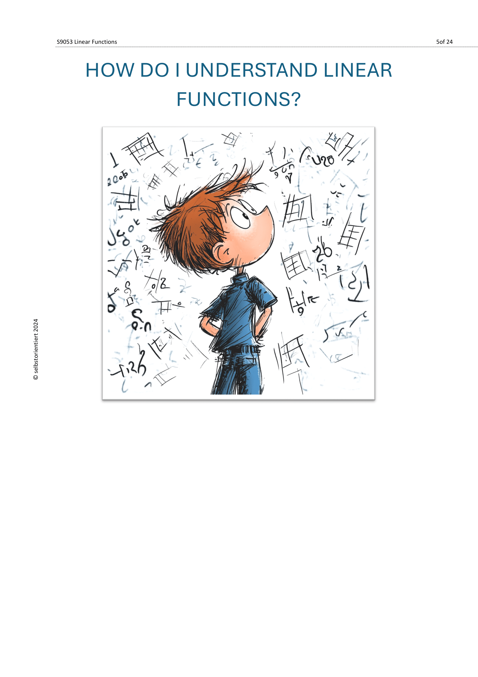 Linear Functions – Teaching Kit with Puzzle, Talk Cards & Practice