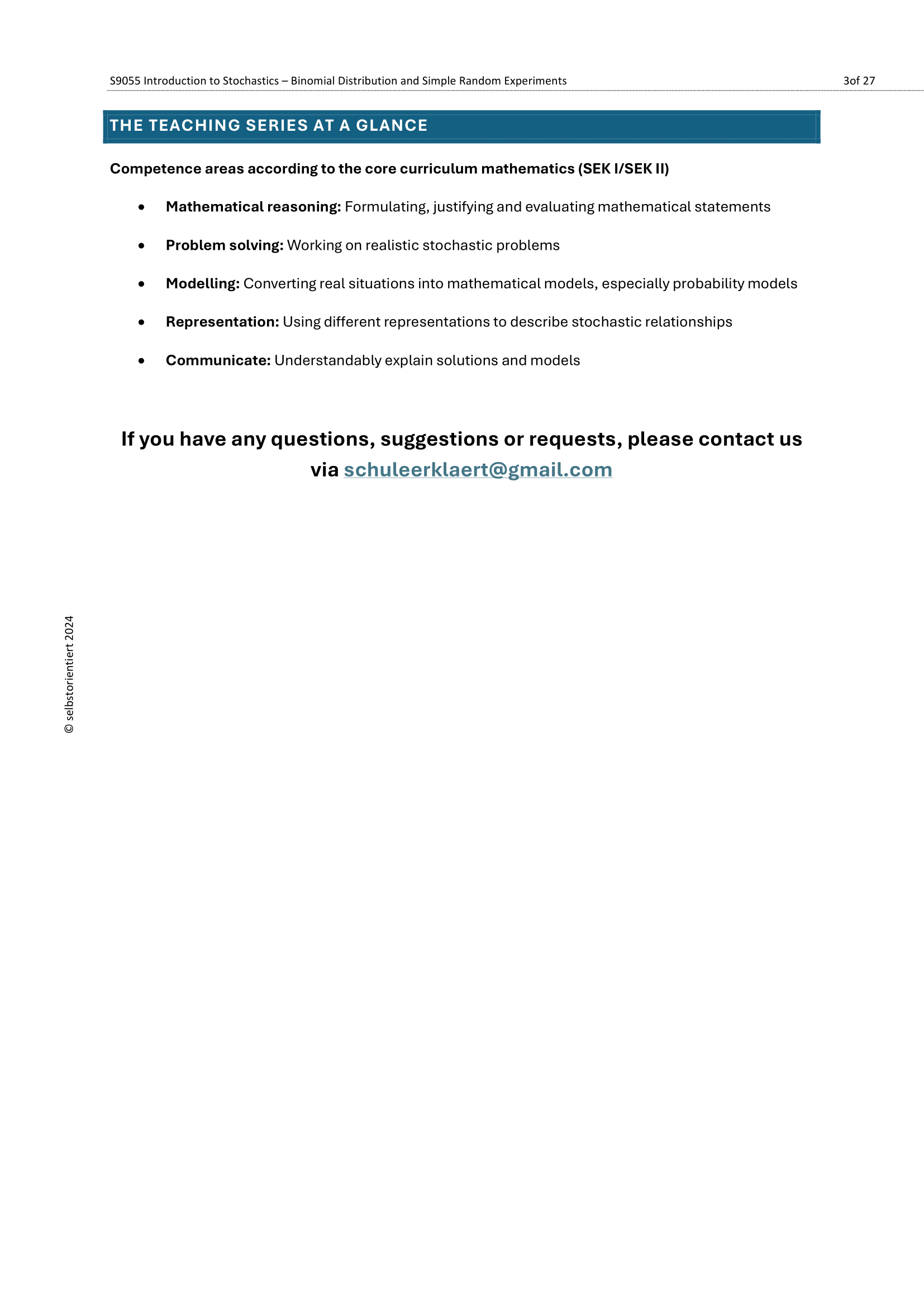 Binomial Distribution & Probability Experiments – Grades 7-10