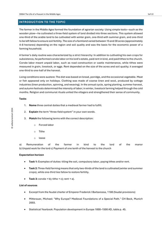 XXL Medieval History Bundle – Black Death, Feudalism & Society