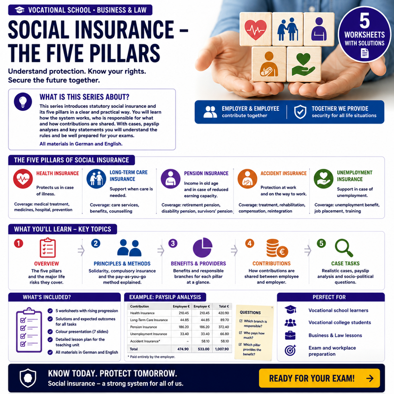 Social Insurance – The Five Pillars