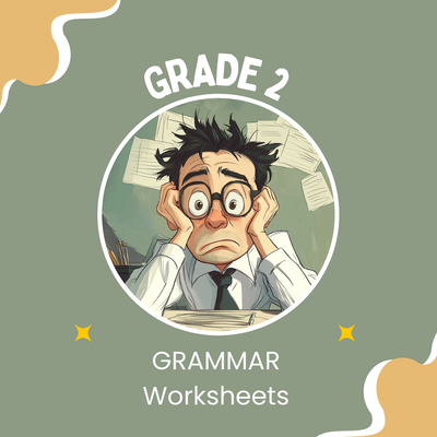 2nd Grade Practice Bundle | Grammar, Writing, Phonics, Vocabulary & Math to 100 | Grade 2