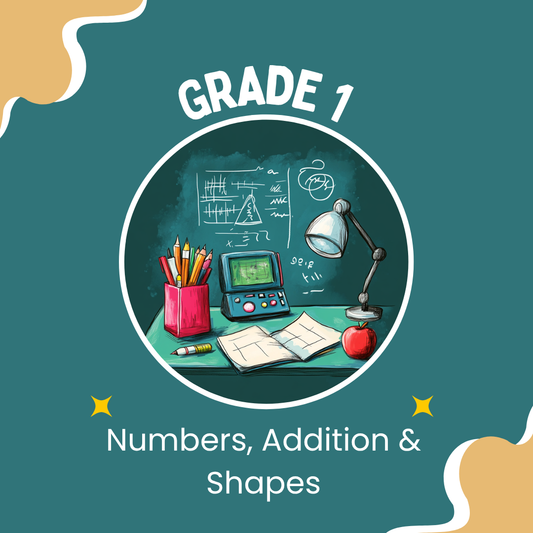 Interactive Math for Grade 1 – Numbers, Operations & Shapes