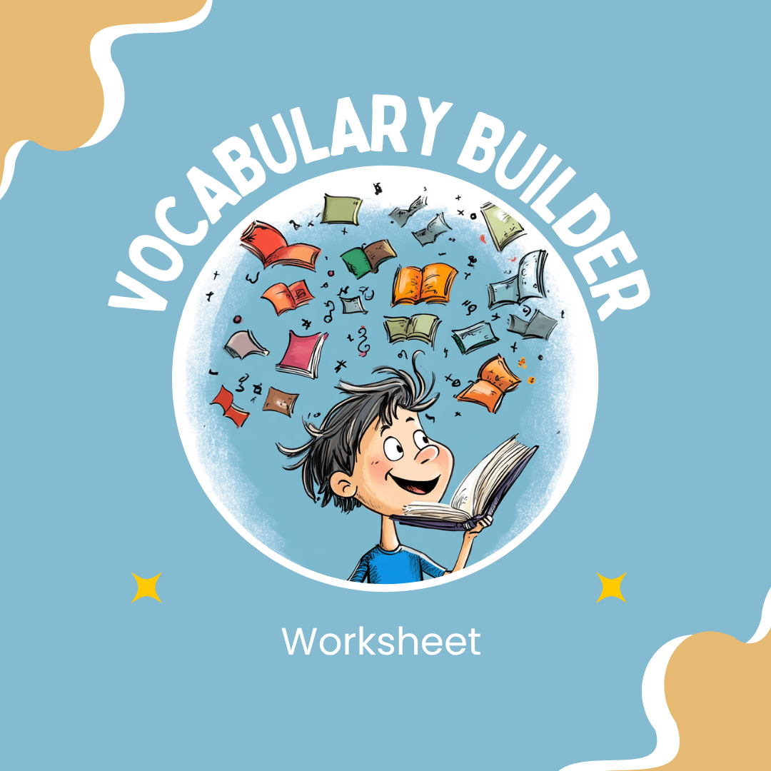 English Vocabulary Trainer – Grade 1 | 5 Topics & Practice Tasks