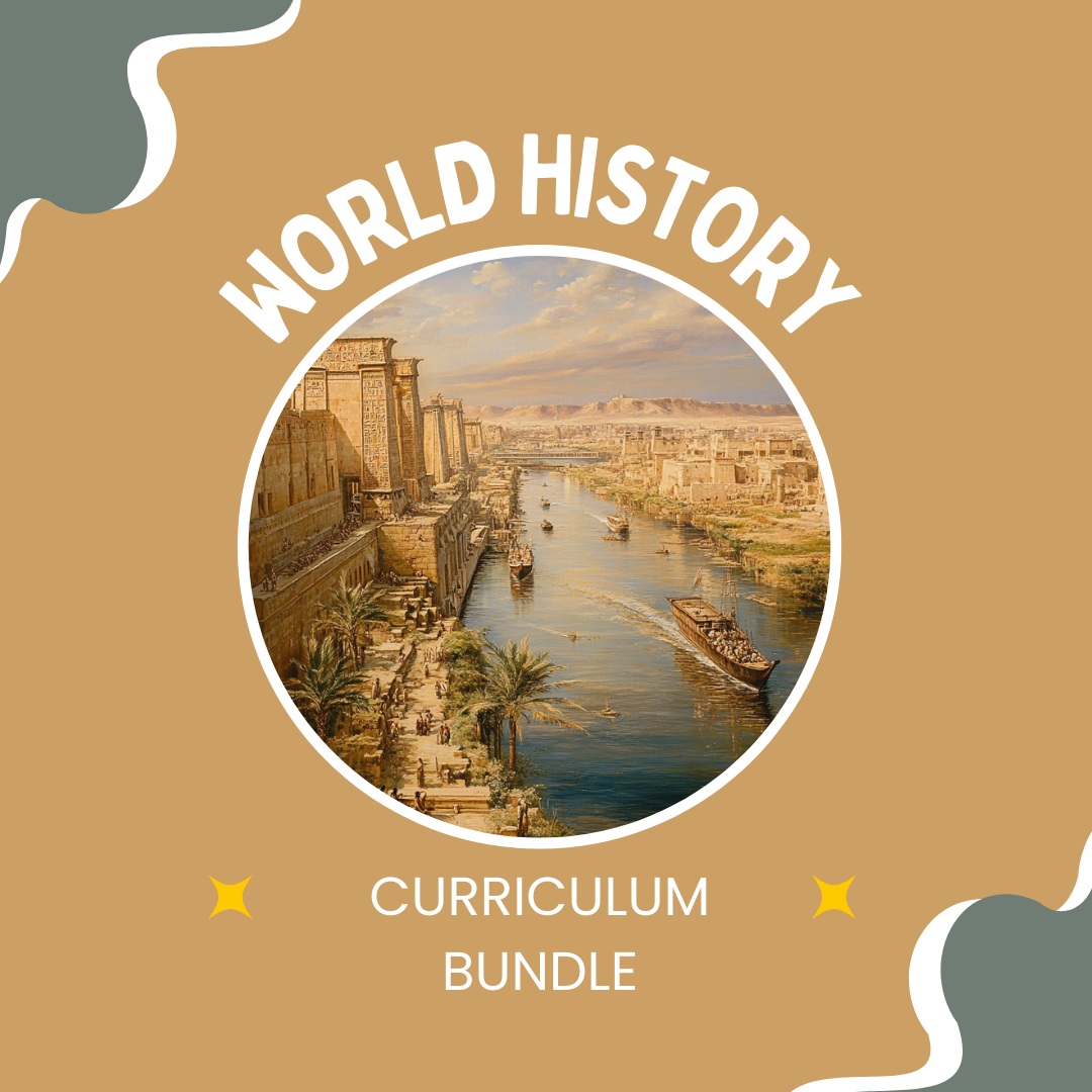 World History: Complete Curriculum Bundle: Projects, Activities & Lessons (1000+ pages)
