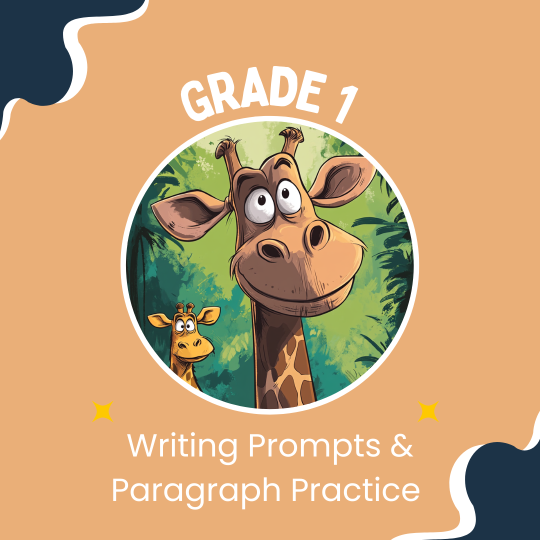 Grade 1 Writing Prompts – Sentence Practice & Story Starters