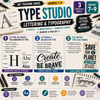 Typography & Hand Lettering Activities | Type Anatomy, Lettering & Poster Design | Middle School Art Unit | Grades 7–9