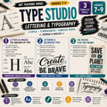 Typography & Hand Lettering Activities | Type Anatomy, Lettering & Poster Design | Middle School Art Unit | Grades 7–9