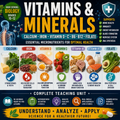 Vitamins & Minerals: Understanding Human Nutrition and Micronutrient Biology